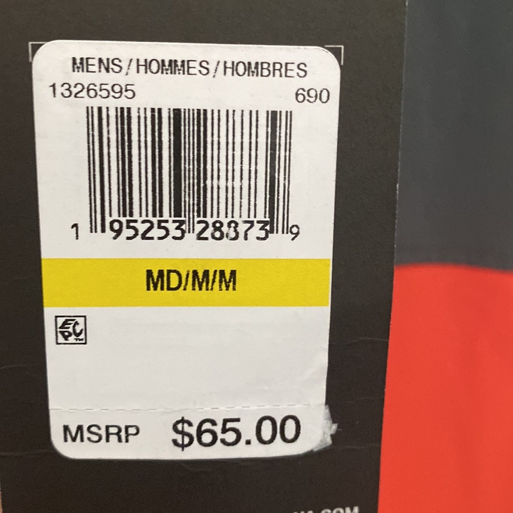 NWT Under Armour fitted 3/4 zippered sweat jacket with gray&orange men XXL & M - Picture 7 of 9